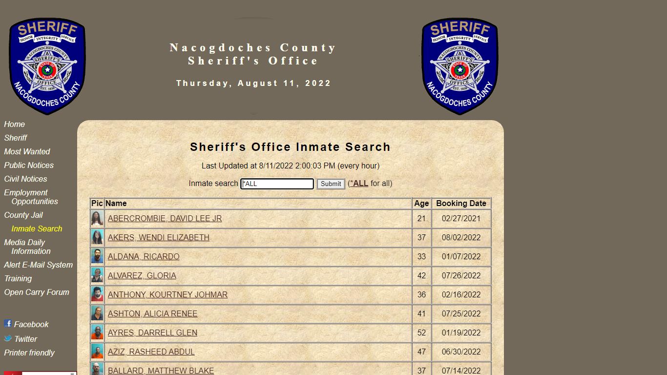 Nacogdoches County Sheriff's Office